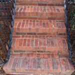 clean brick stairs in Matthews, NC