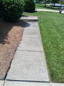 after picture of walkway in Matthews, NC.