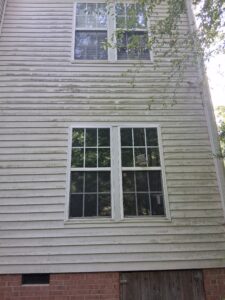 dirty siding in Matthews, NC.